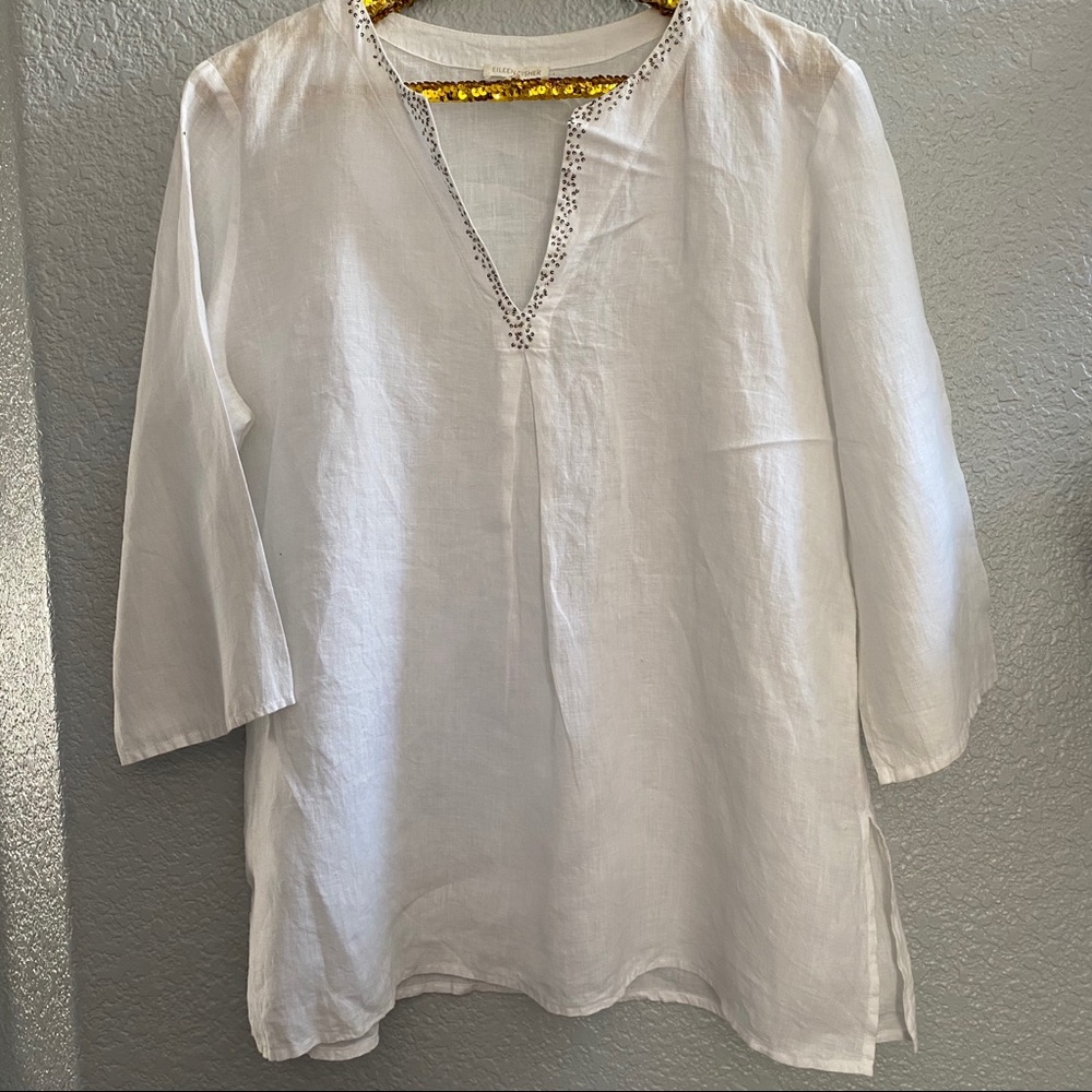 Eileen Fisher  Linen tunic.